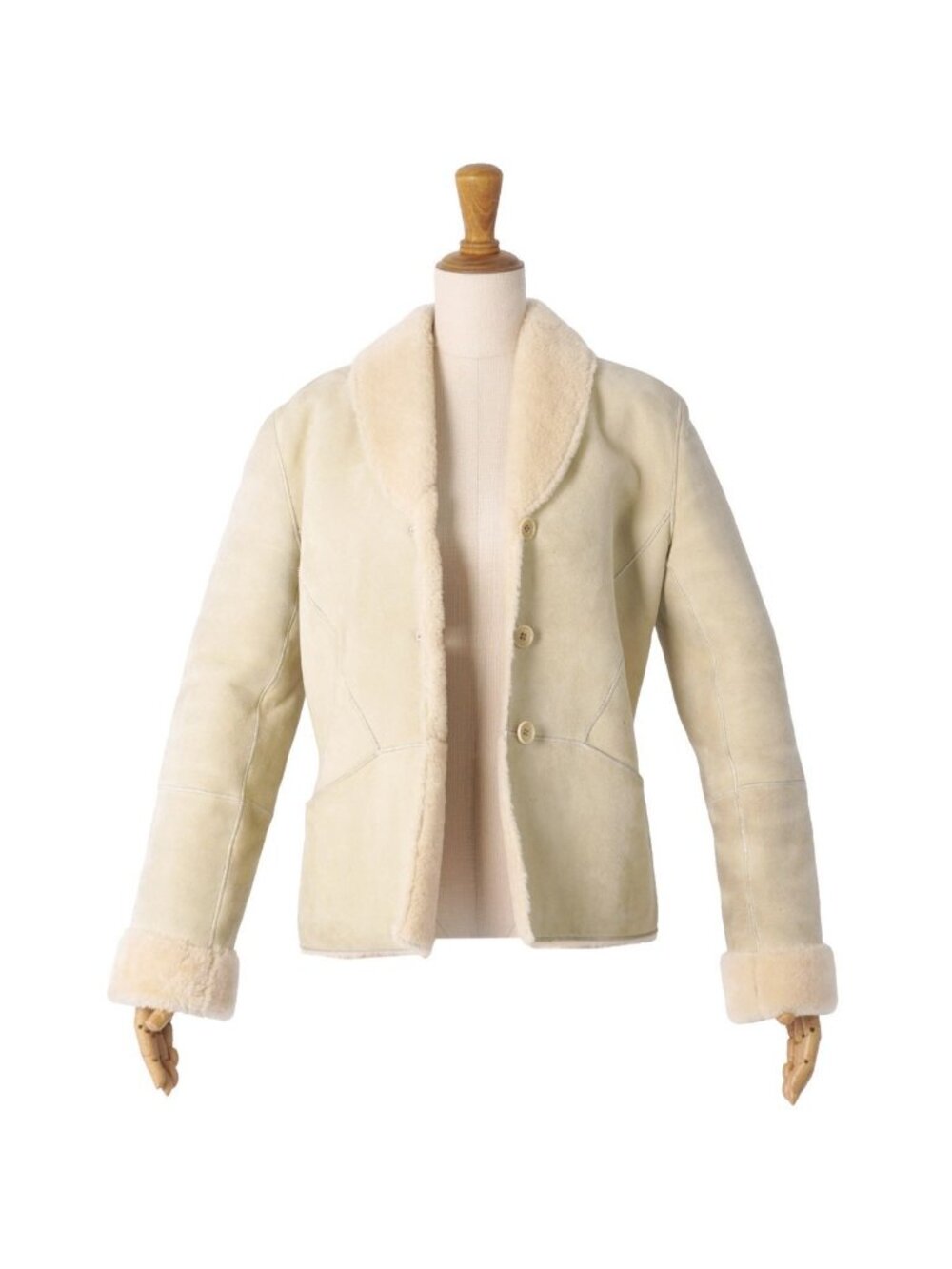 Loewe Jacket Mouton Lambskin Leather Sheepskin View 4
